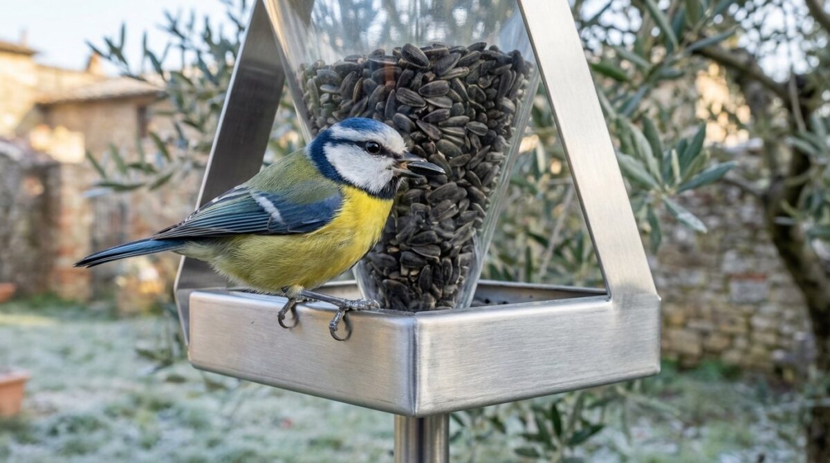 scopri il seme nero che attira gli uccelli in giardino a febbraio, una bomba calorica naturale per nutrire i piccoli amici piumati durante linverno