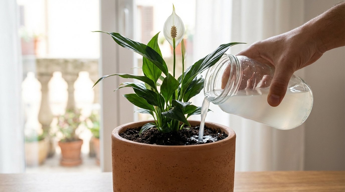 scopri come ottenere fiori giganti dal giglio della pace con un ingrediente naturale che hai in casa, un trucco ecologico da fare prima di fine febbraio