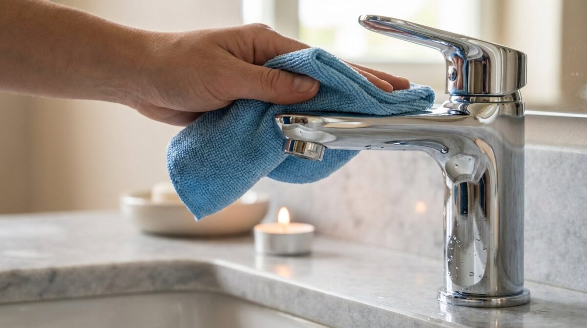 scopri come mantenere i rubinetti brillanti senza calcare per settimane usando una candela, il trucco geniale che non conosci