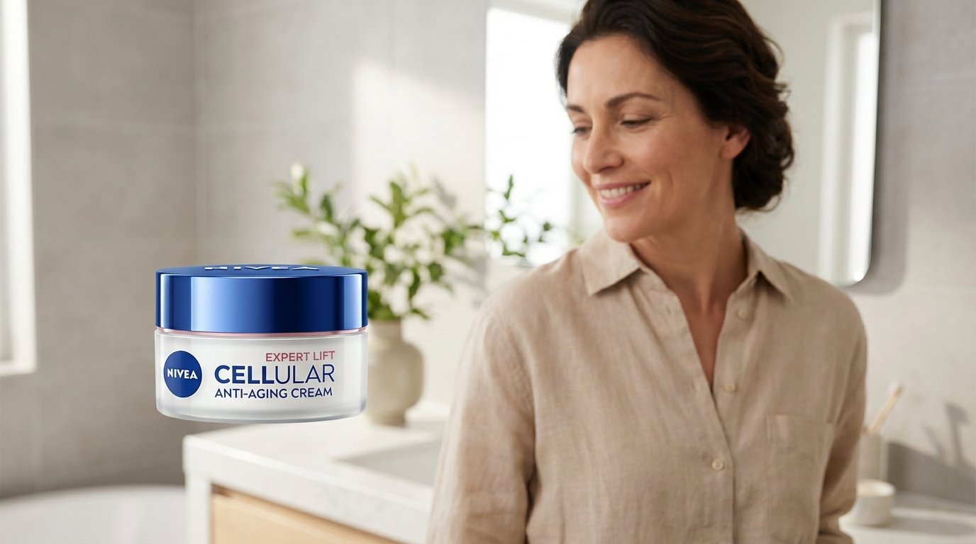 scopri come la crema anti-età Nivea riduce i solchi nasolabiali e le rughe del sorriso con un effetto lifting naturale senza trattamenti costosi