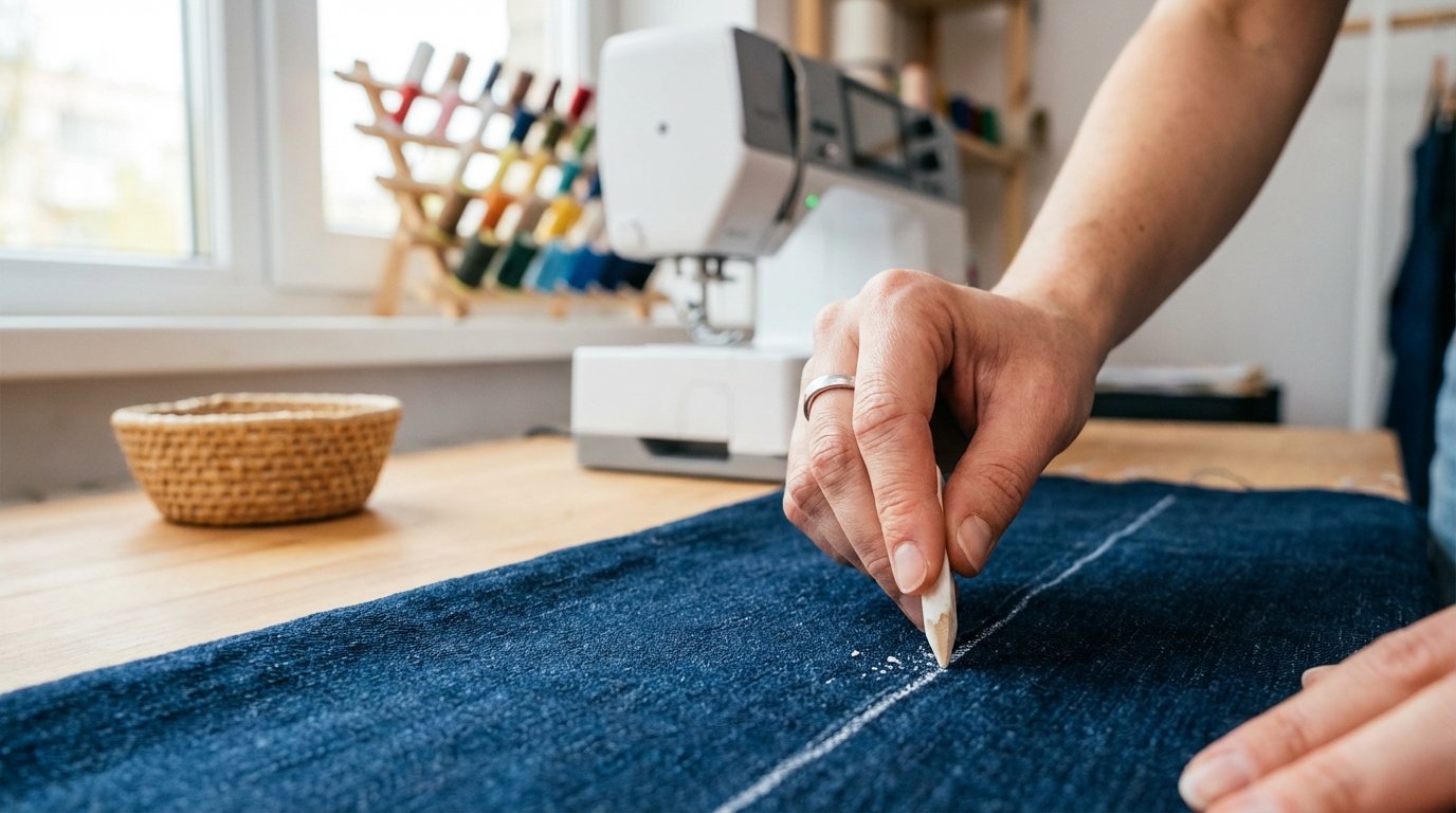 scopri come riutilizzare gli avanzi di sapone come gessetto da sarta naturale per tracciare linee perfette sui tessuti che svaniscono al lavaggio