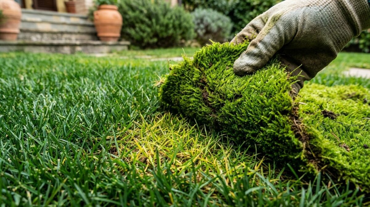 eliminare il muschio dal prato con metodi naturali sicuri: scopri come regolare il pH del terreno senza danneggiare lecosistema del giardino