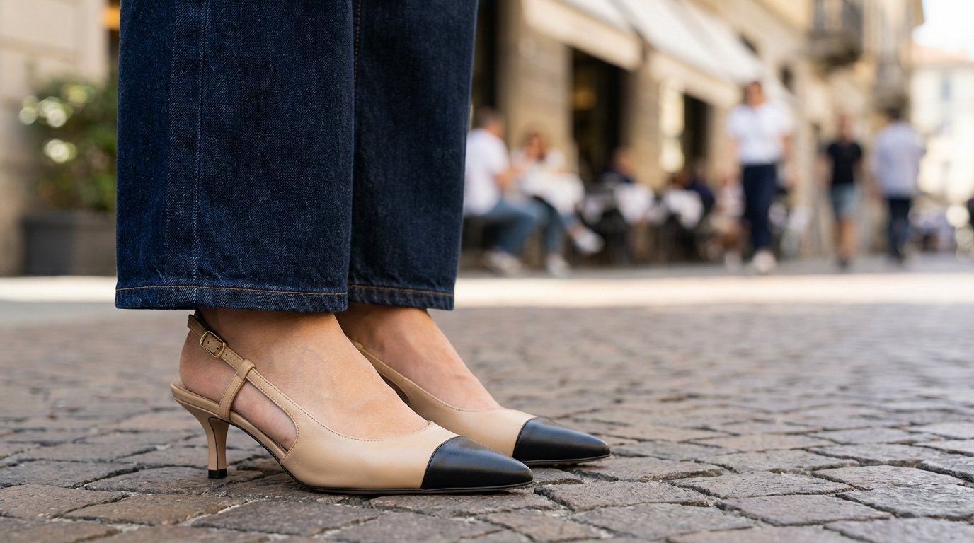 scopri come abbinare scarpe eleganti con jeans largo per trasformare il tuo look casual in un outfit sofisticato e raffinato questa stagione