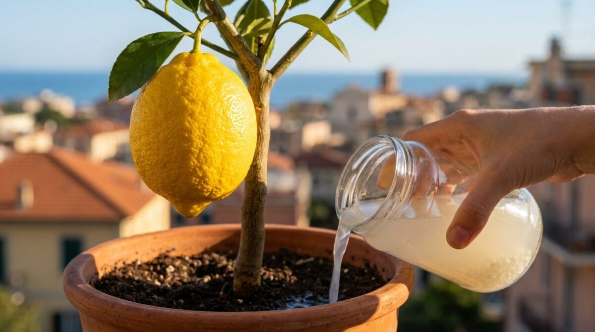 scopri come lacqua di cottura del riso diventa un fertilizzante naturale per far crescere rigogliosamente i tuoi limoni e agrumi in giardino