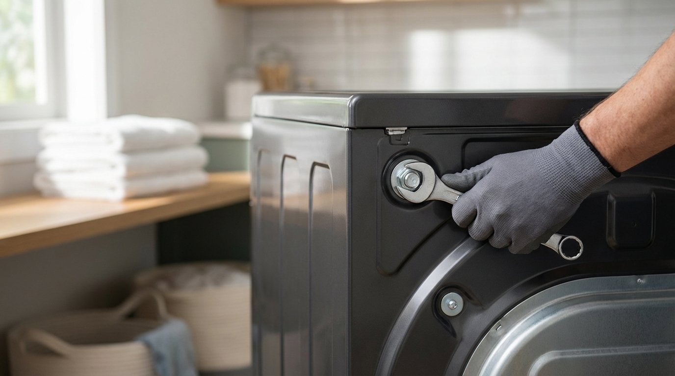 scopri perché la tua lavatrice perde acqua al primo lavaggio e come evitare danni causati dai bulloni di sicurezza dimenticati durante linstallazione