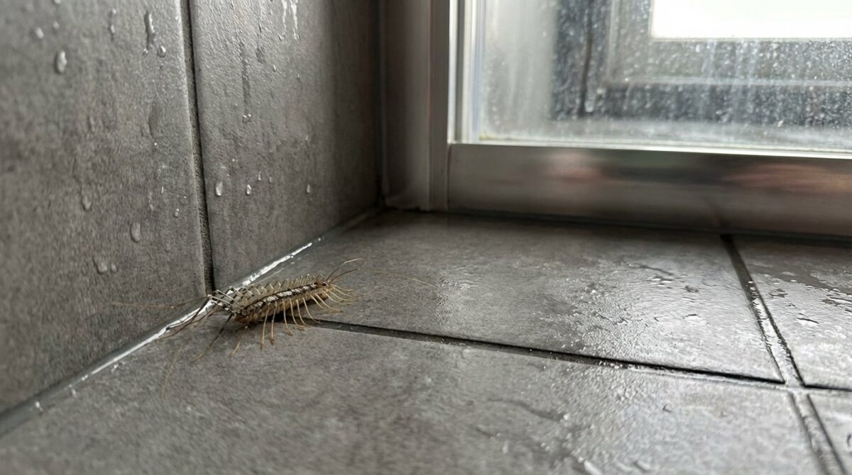 scopri perché i millepiedi invadono il bagno e come eliminare lumidità eccessiva che attira questi insetti indesiderati in casa