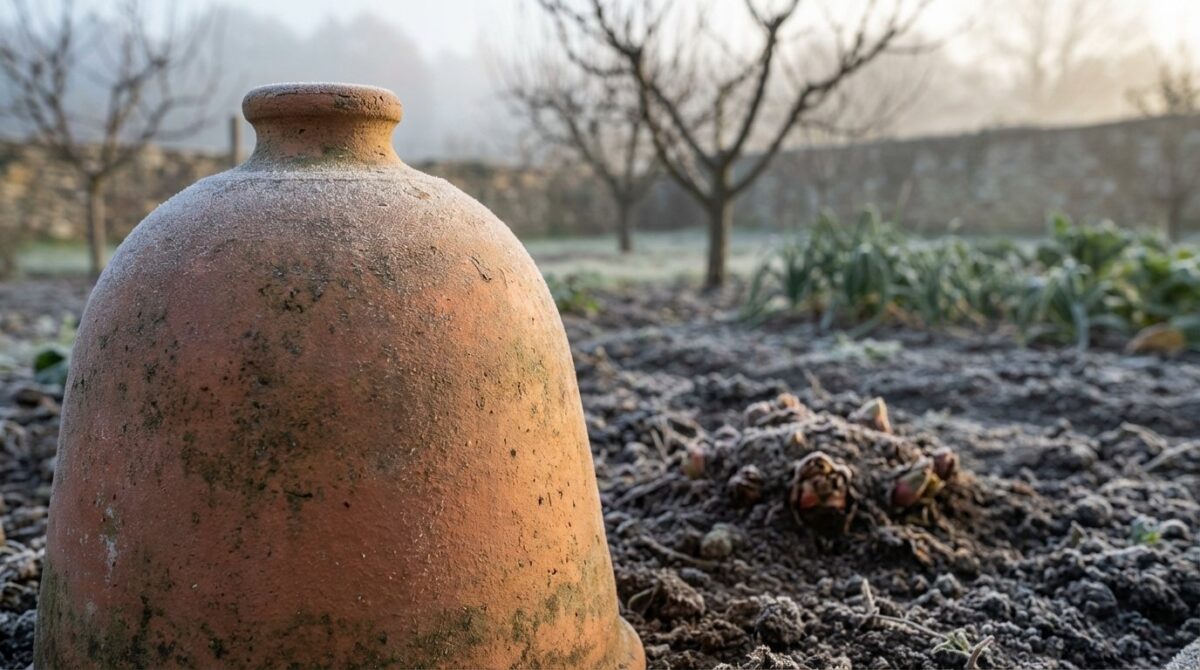 scopri la tecnica inglese per coltivare rabarbaro dolce e tenero già a febbraio senza serra, sfruttando metodi naturali semplici ed efficaci