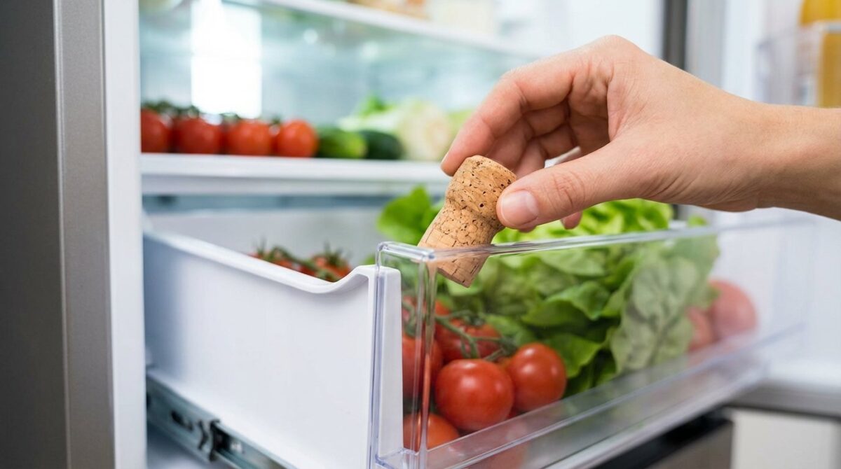 scopri come un tappo di sughero neutralizza i cattivi odori dal frigorifero in 48 ore con un metodo naturale e gratuito che supera i prodotti chimici